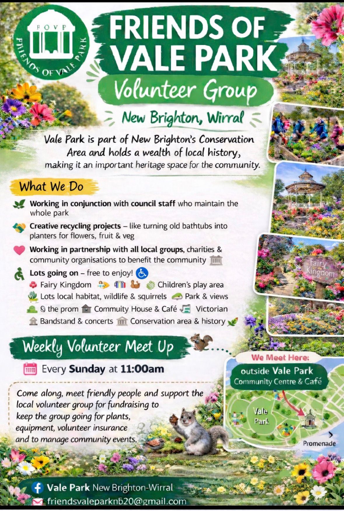 Friends of Vale Park volunteer group